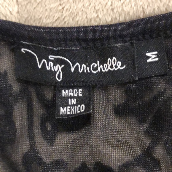 My Michelle stretch Lace/Velvet Dress - Med - Picture 7 of 8